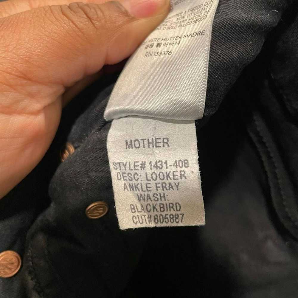 Mother Denim Mother Denim Jeans Womens 24 Black M… - image 7