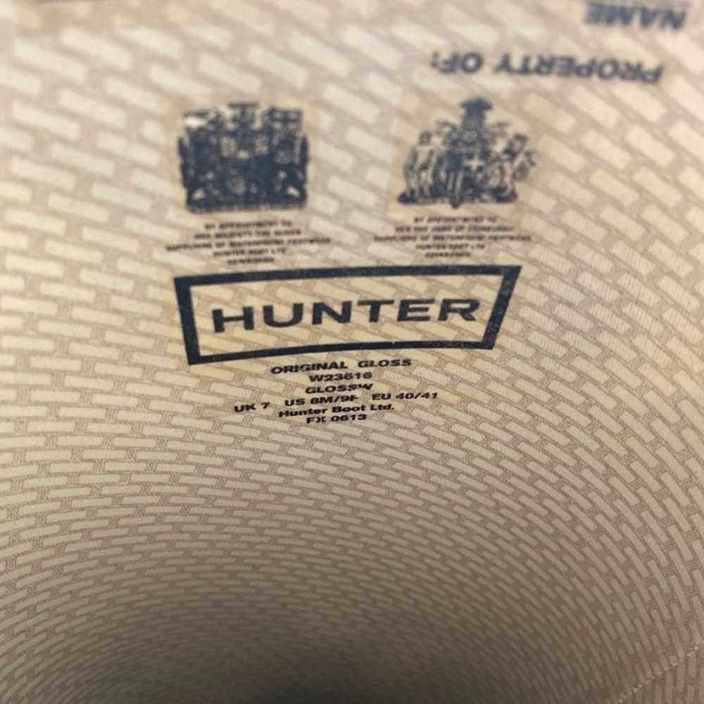 Hunter boots size 9 - image 3