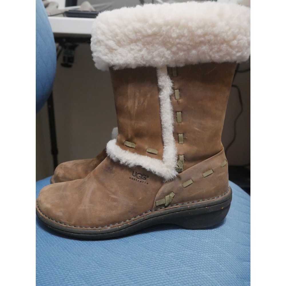 Ugg S/N 5137 Elijo Boots - Brown Suede - Size 7 - image 2