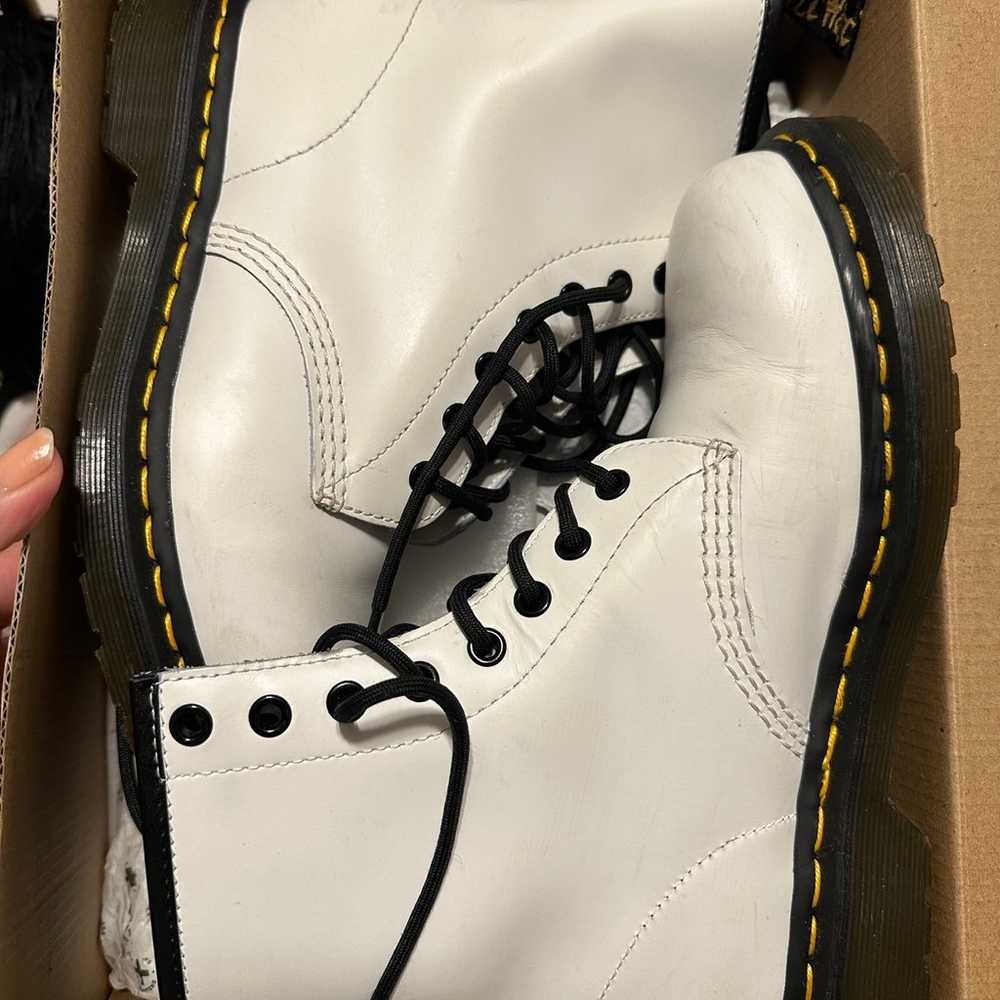Dr. Martens 1460 Smooth White boots - image 2