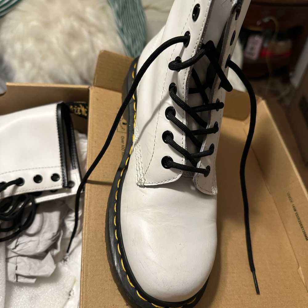 Dr. Martens 1460 Smooth White boots - image 4