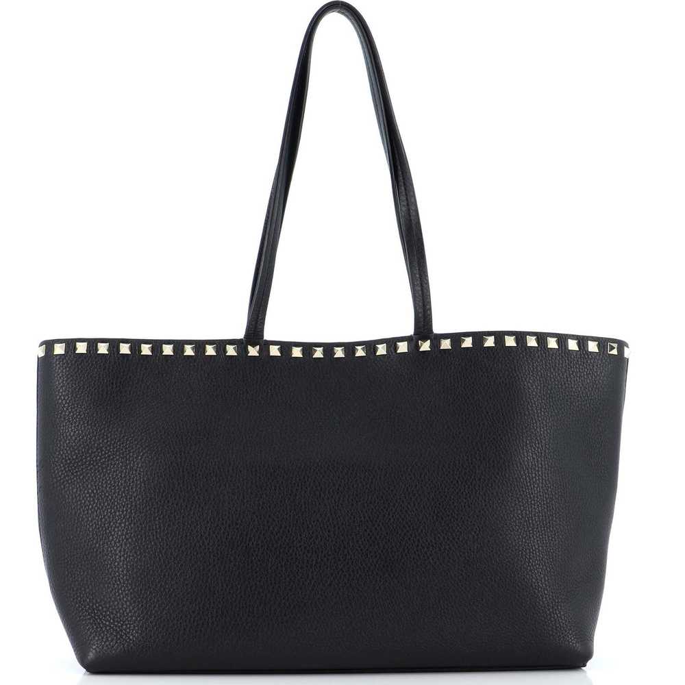 Valentino Garavani Rockstud Shopper Tote Leather … - image 1