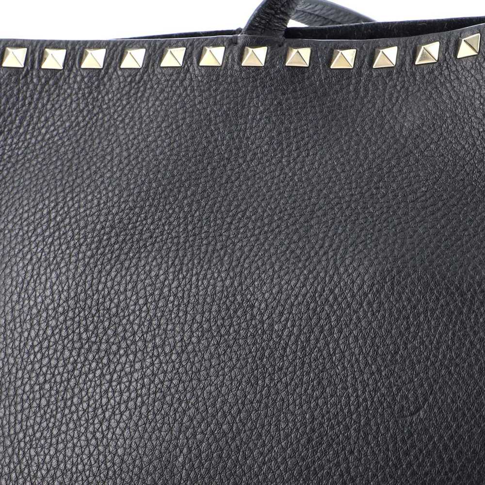 Valentino Garavani Rockstud Shopper Tote Leather … - image 6