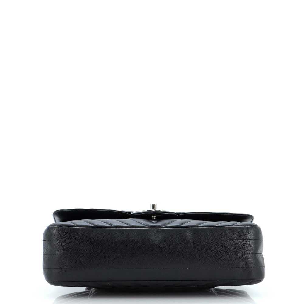 Chanel Classic Double Flap Bag Chevron Lambskin M… - image 4