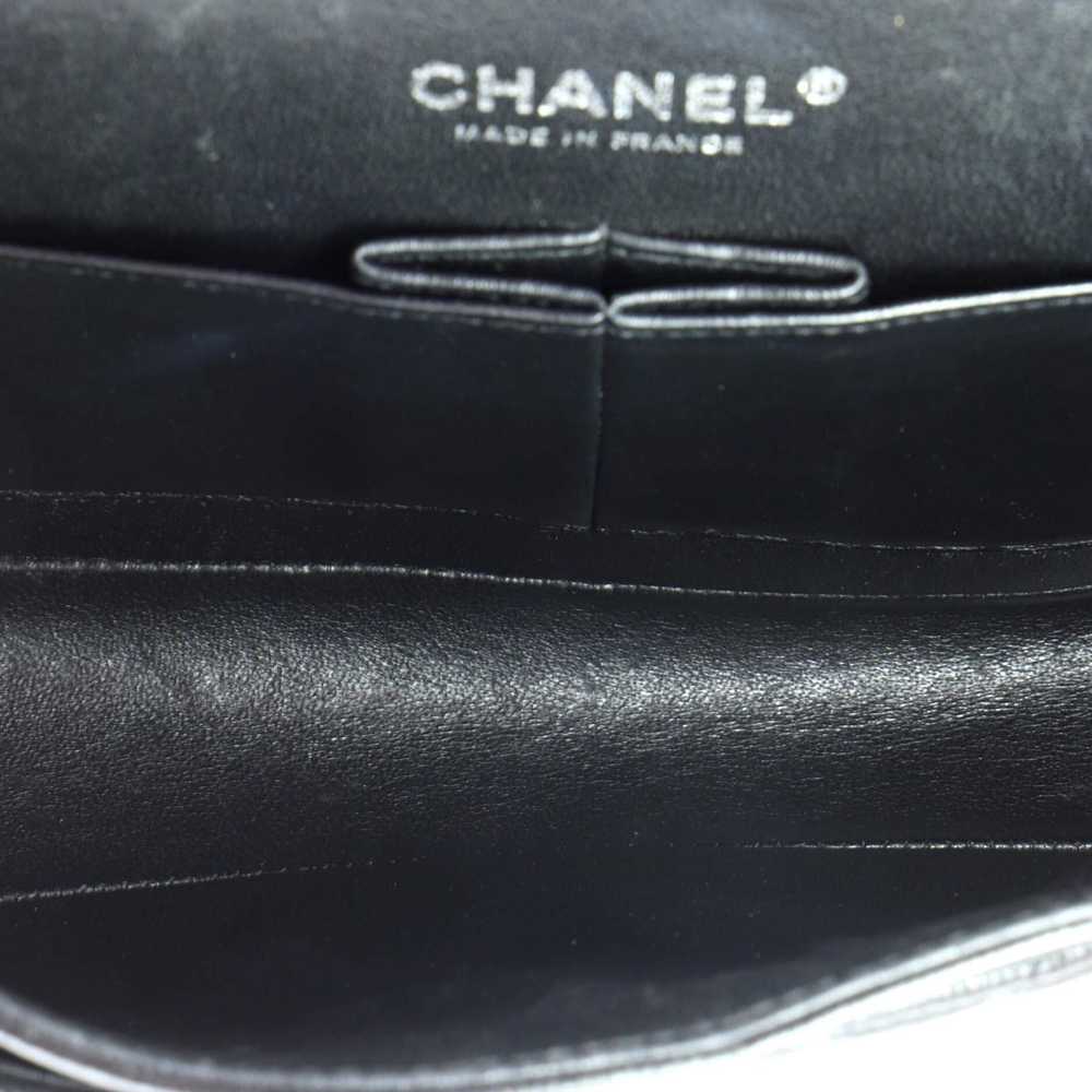 Chanel Classic Double Flap Bag Chevron Lambskin M… - image 5
