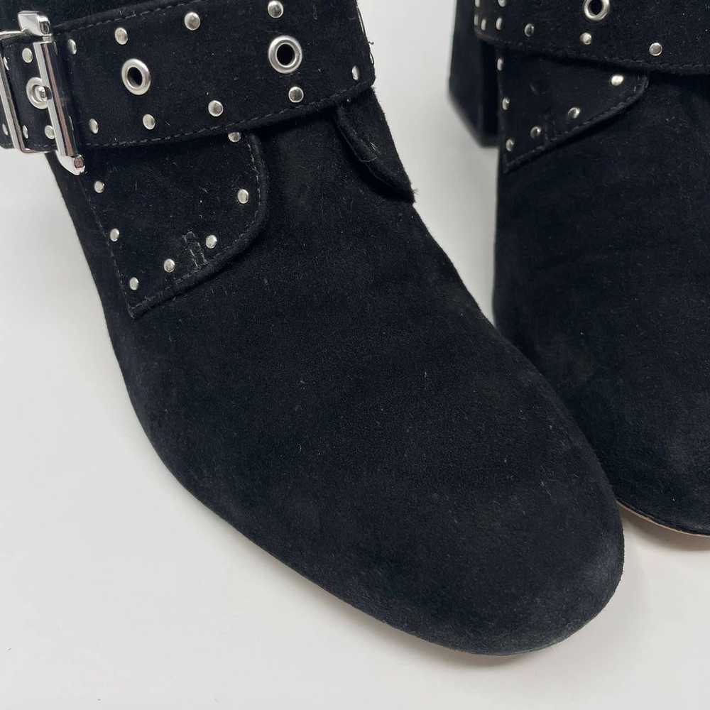 REBECCA MINKOFF Suede Studded Moto Ankle Boots in… - image 8