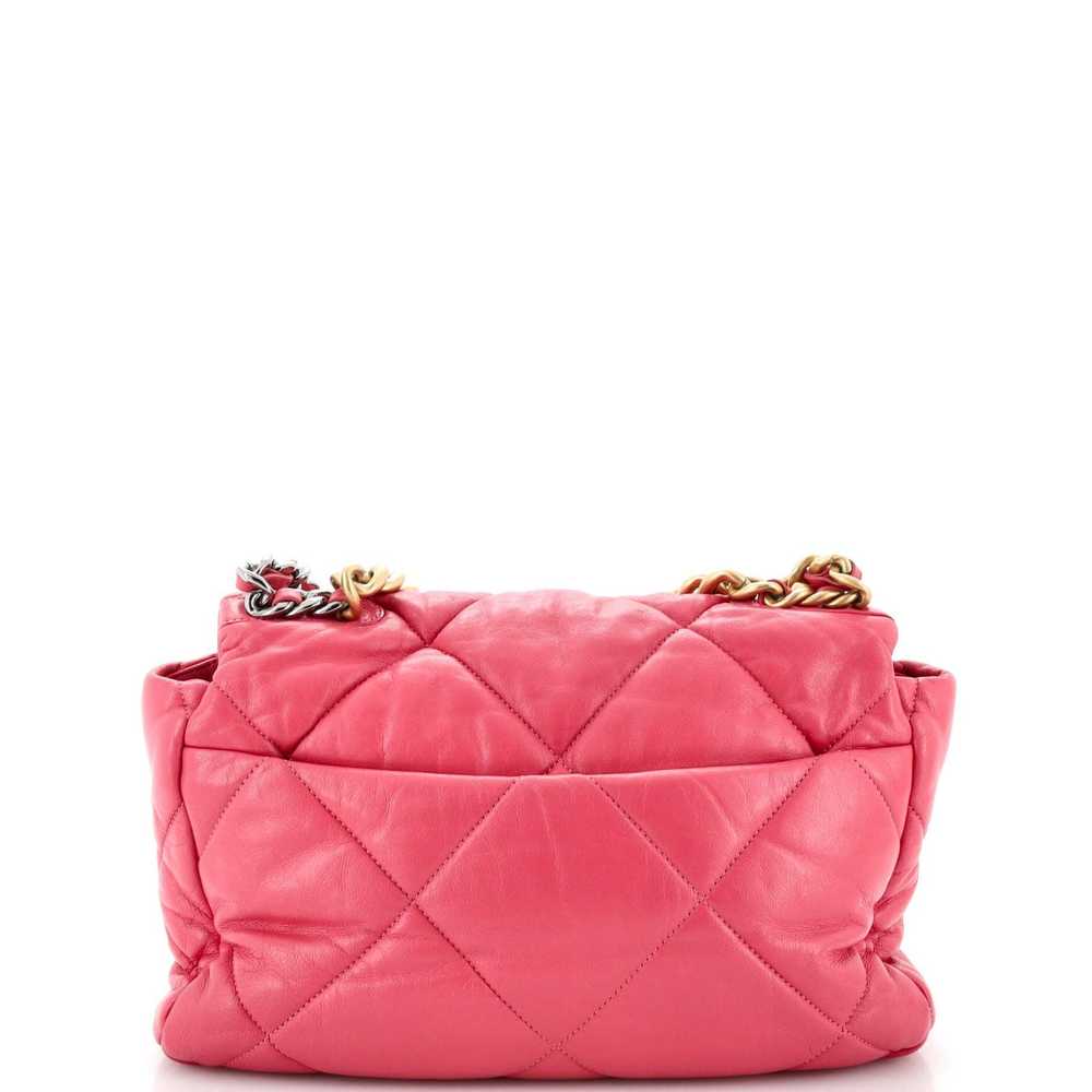 Chanel 19 Flap Bag Quilted Leather Large - image 3