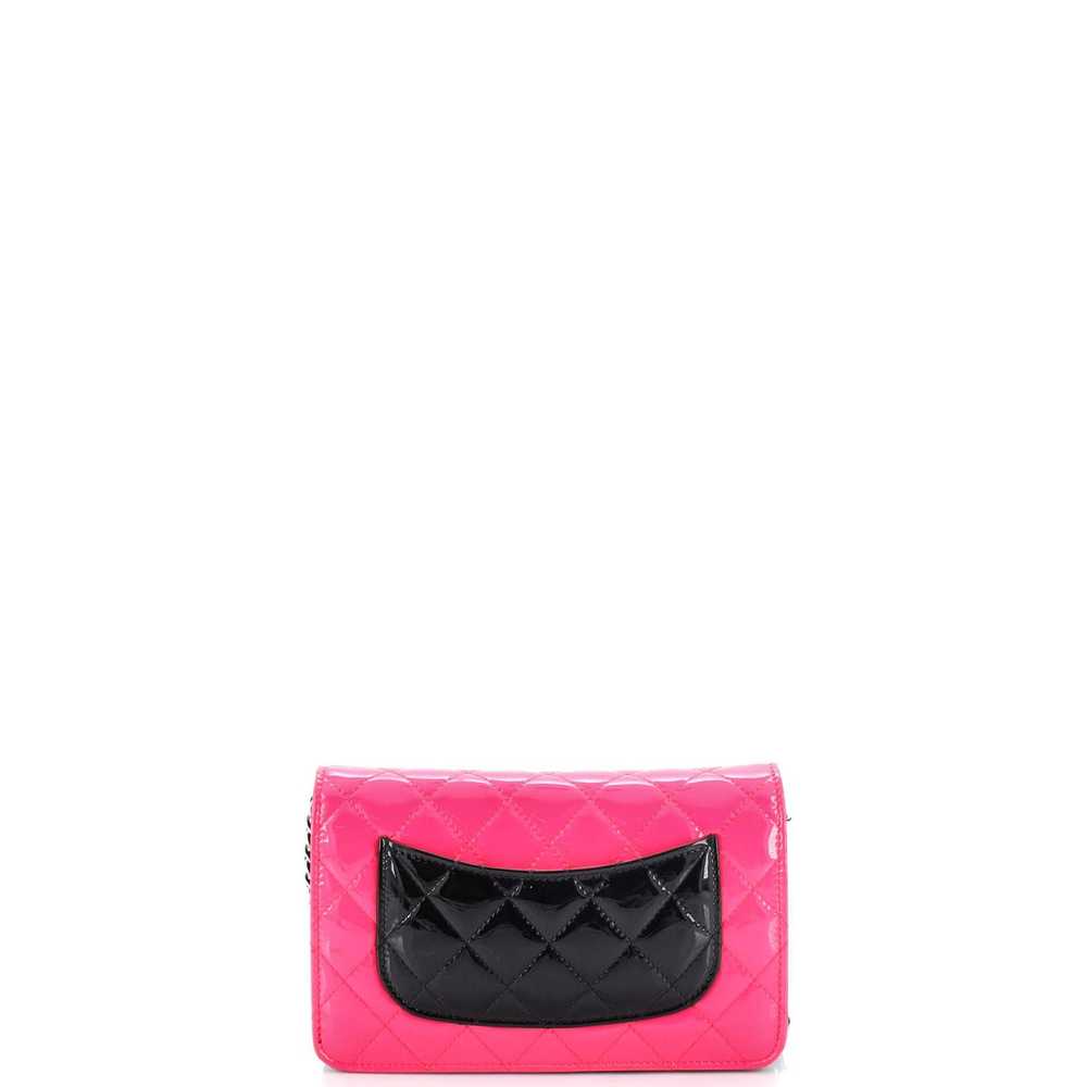 Chanel Bicolor Wallet on Chain Quilted Patent None - image 3