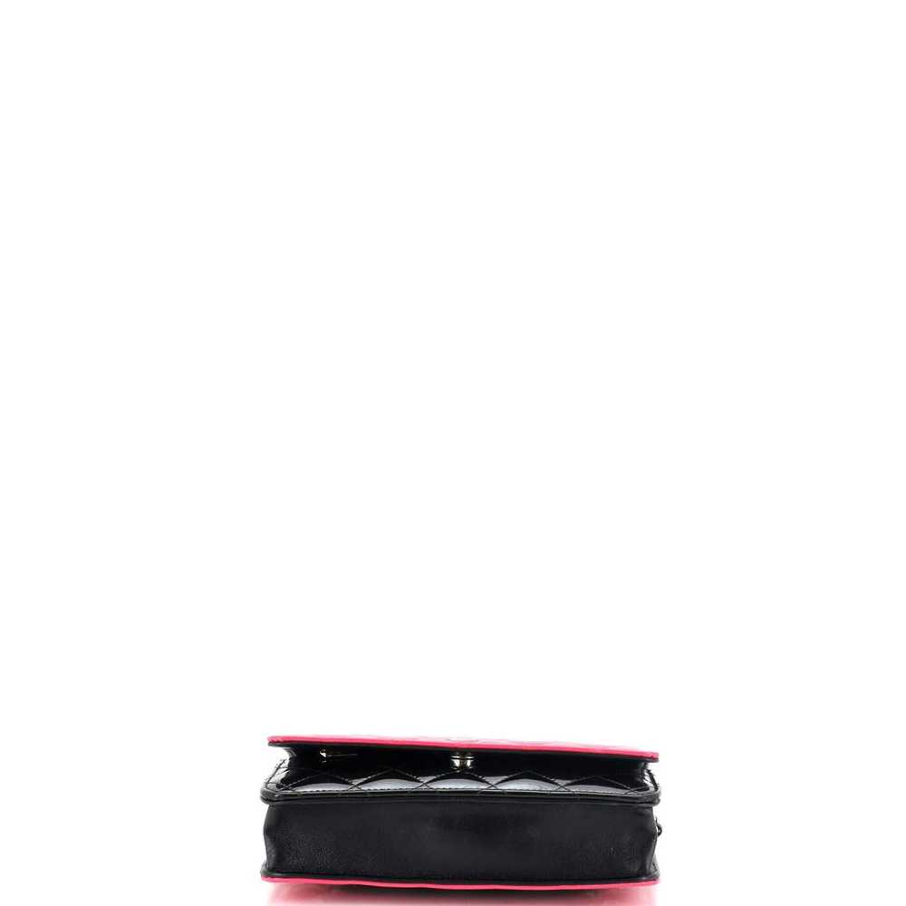 Chanel Bicolor Wallet on Chain Quilted Patent None - image 4