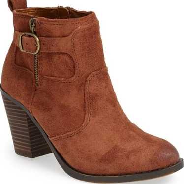 LUCKY BRAND Everalda Suede Ankle Booties