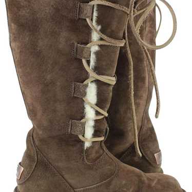 UGG Australia Brown Suede Whitley Lace