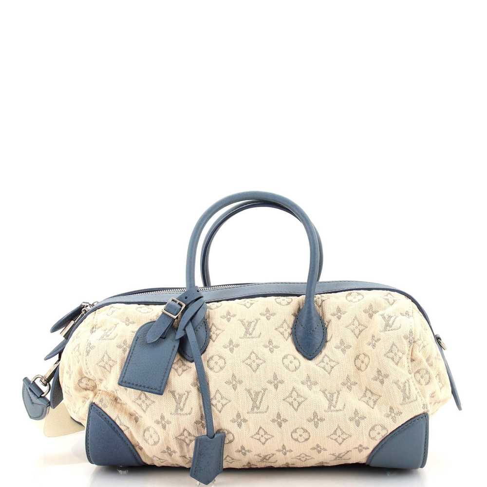 Louis Vuitton Round Speedy Bag Monogram Denim None - image 1