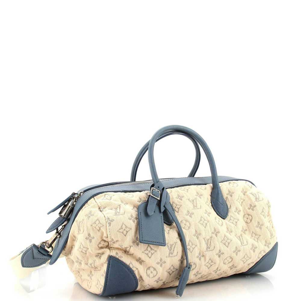 Louis Vuitton Round Speedy Bag Monogram Denim None - image 2