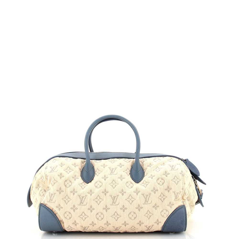 Louis Vuitton Round Speedy Bag Monogram Denim None - image 3
