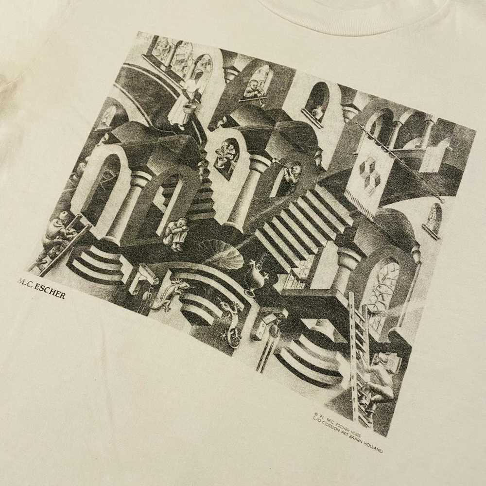 Vintage Vintage 1991 Andazia M.C. Escher White Gr… - image 3