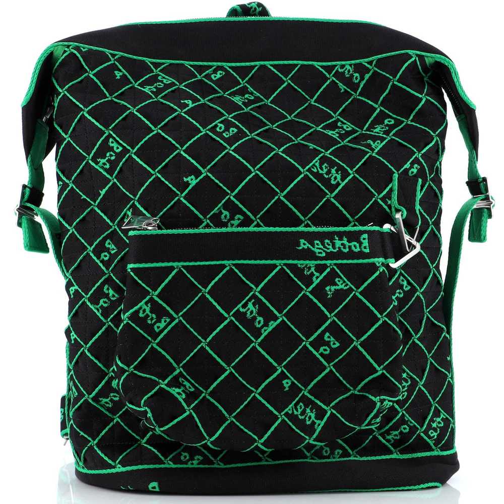 Bottega Veneta Webbing Backpack Embroidered Intre… - image 1