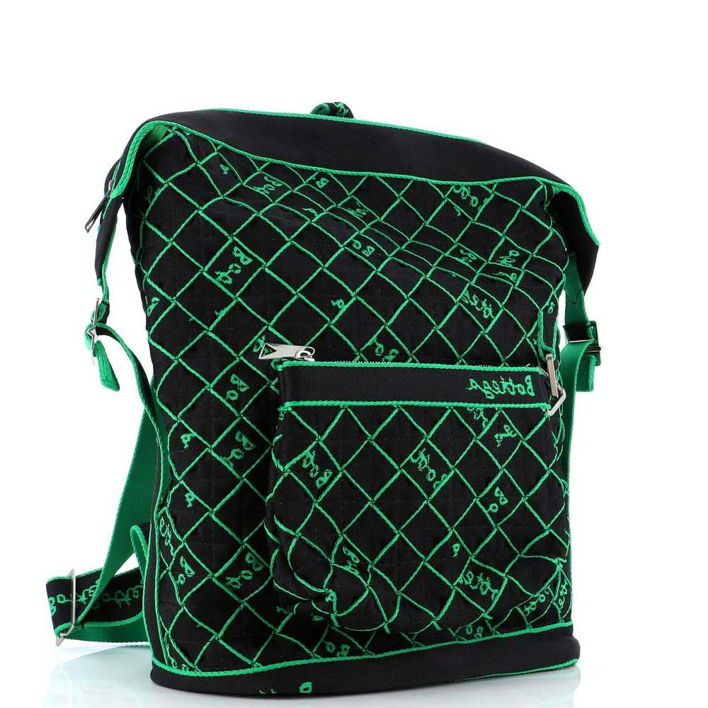 Bottega Veneta Webbing Backpack Embroidered Intre… - image 2