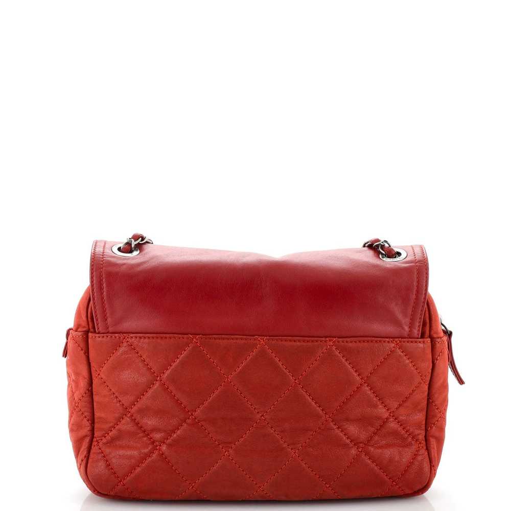Chanel In The Mix Zip Flap Bag Quilted Iridescent… - image 3