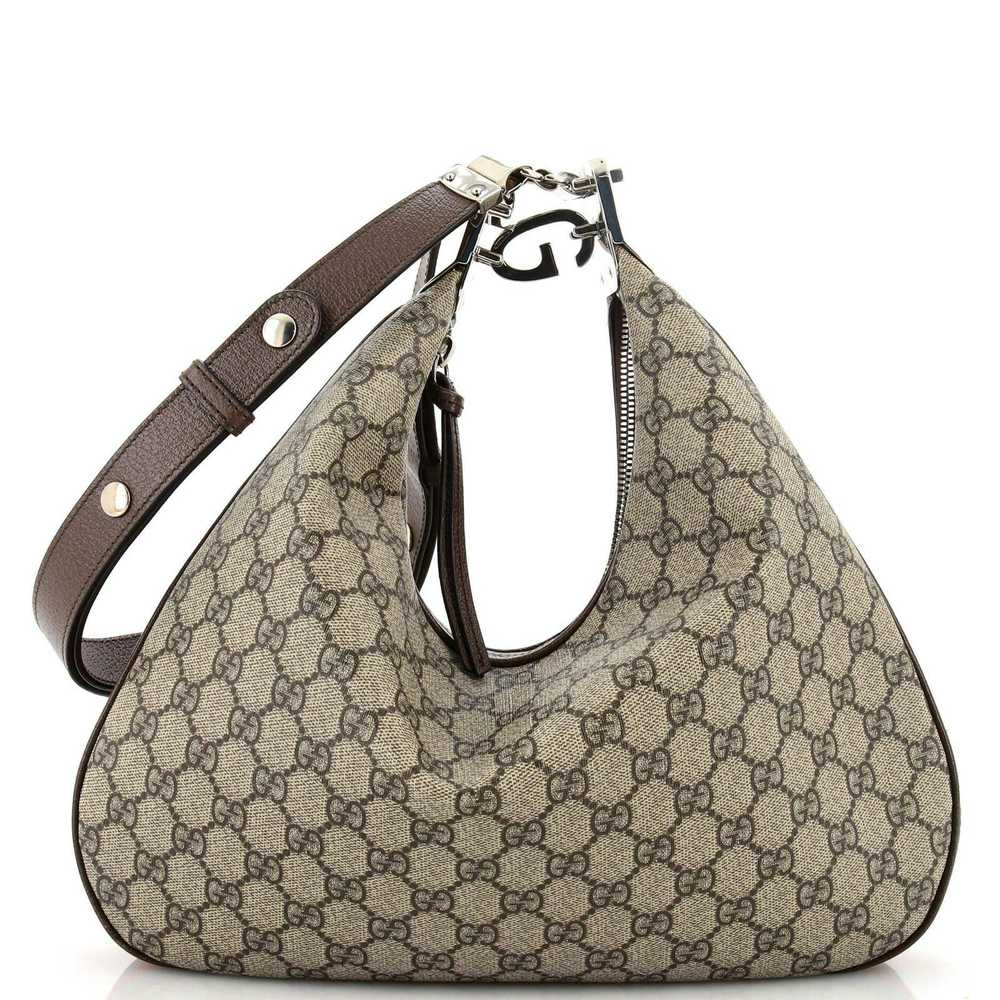 Gucci Attache Shoulder Bag GG Coated Canvas Large - image 1