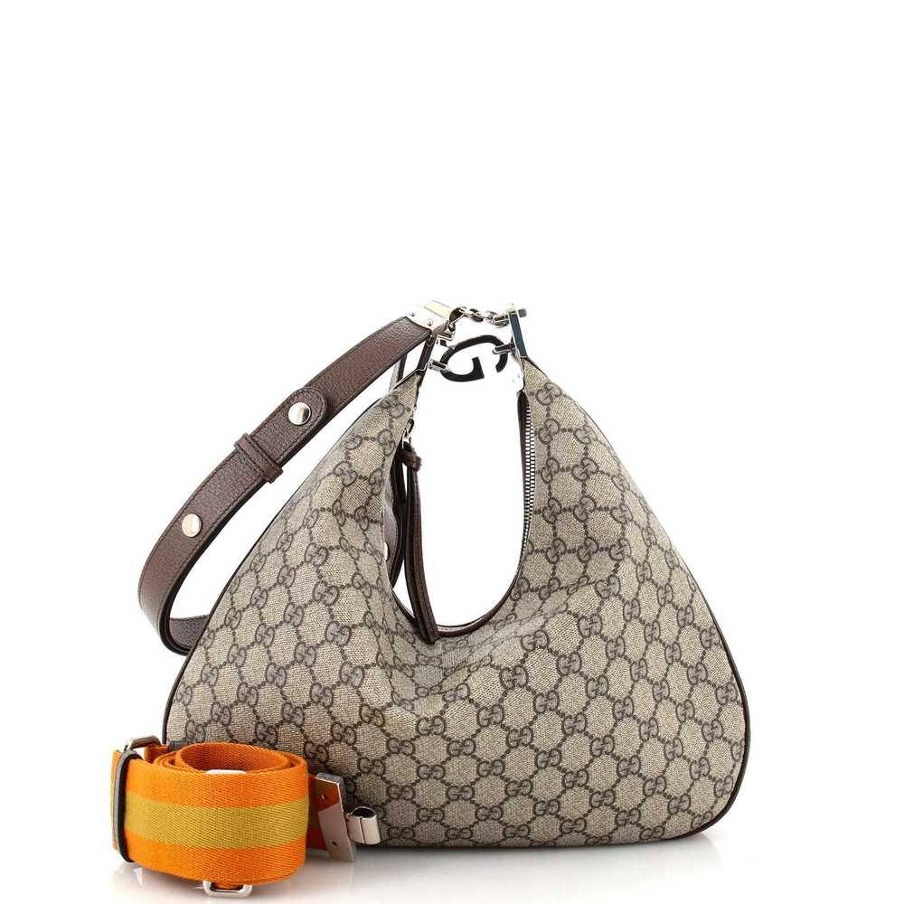 Gucci Attache Shoulder Bag GG Coated Canvas Large - image 2