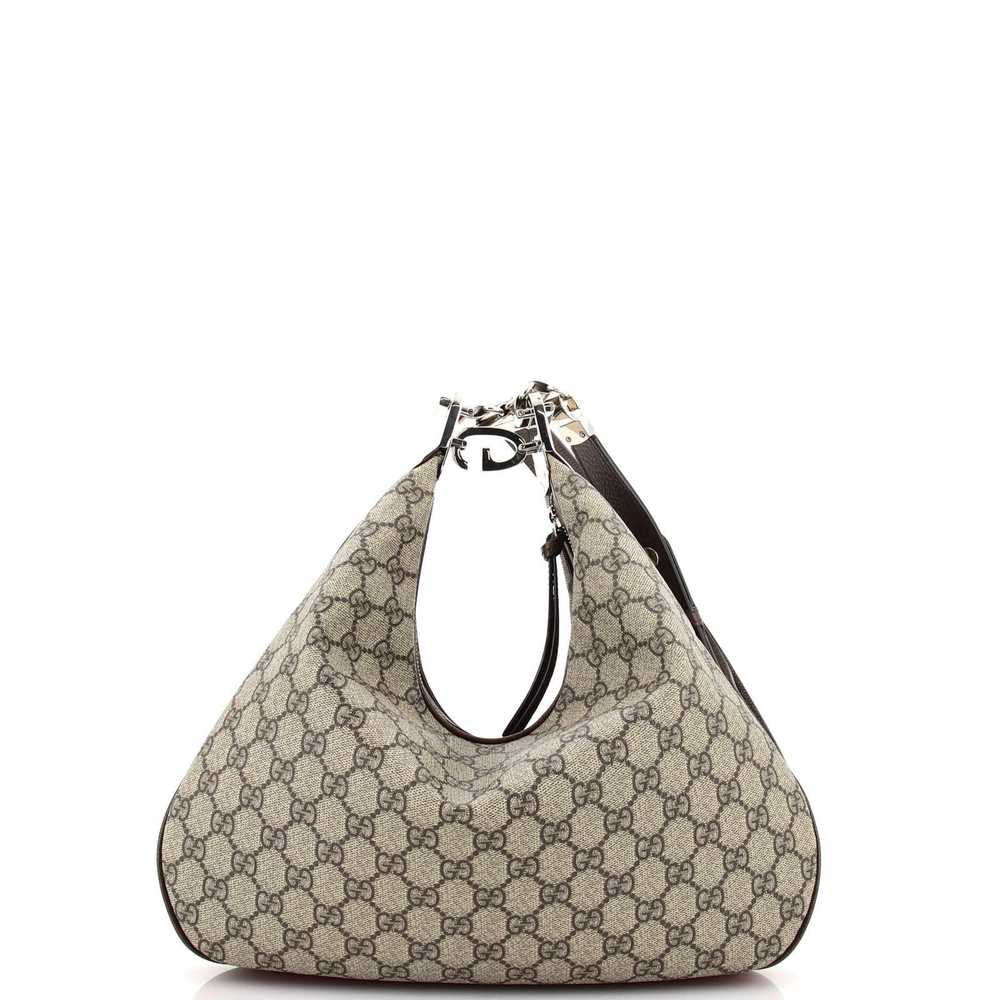 Gucci Attache Shoulder Bag GG Coated Canvas Large - image 4