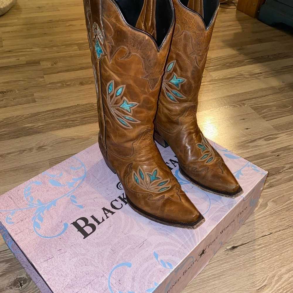 Black Star Hidalgo Cowboy Boot, Size 10 - image 4