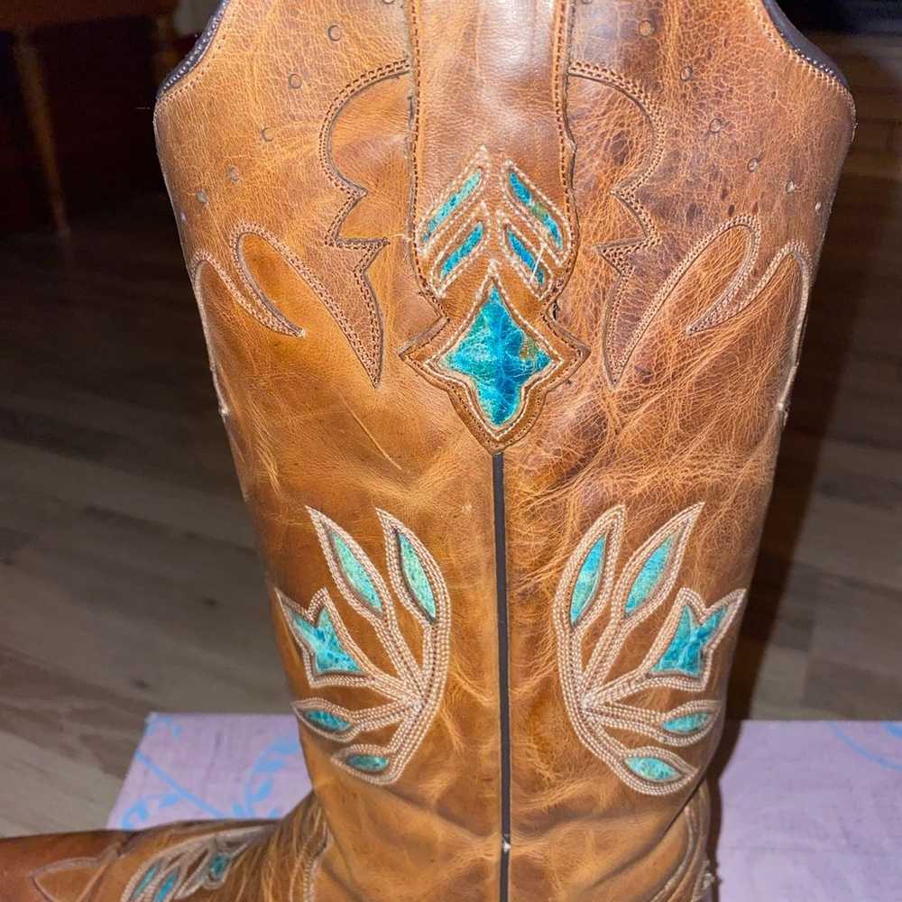 Black Star Hidalgo Cowboy Boot, Size 10 - image 6