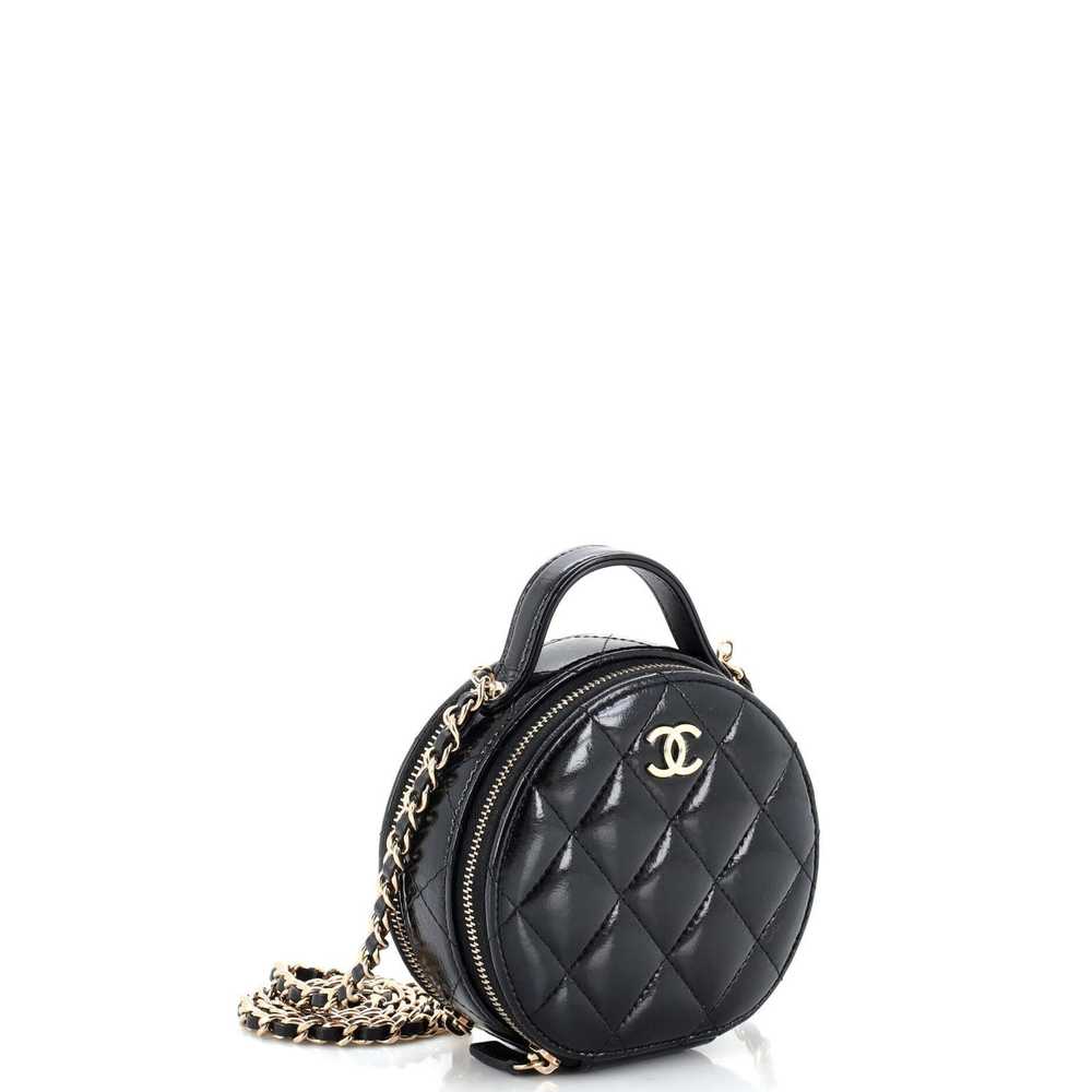 Chanel Handle with Care Round Vanity Case with Ch… - image 3