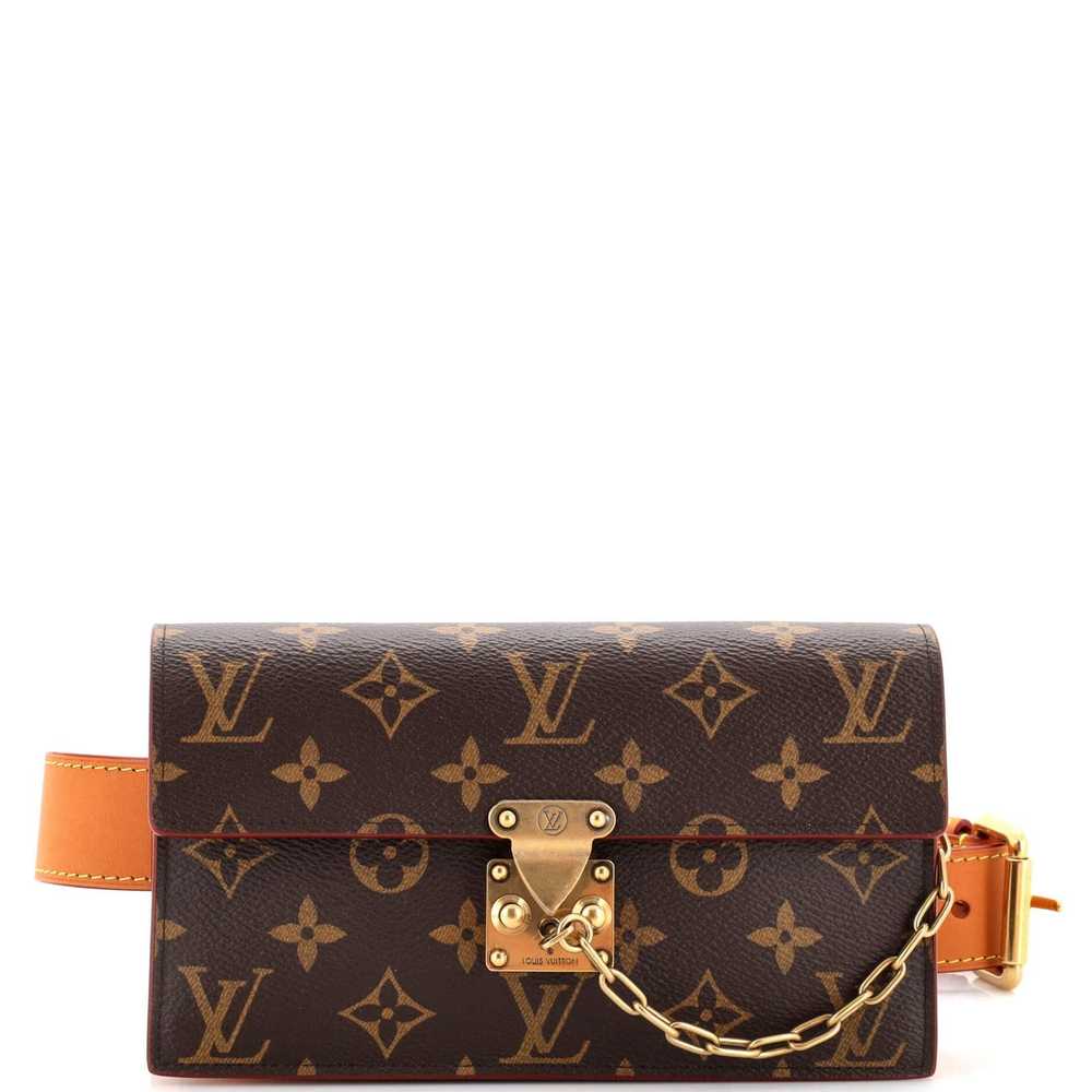 Louis Vuitton S Lock Belt Pouch Monogram Canvas N… - image 1