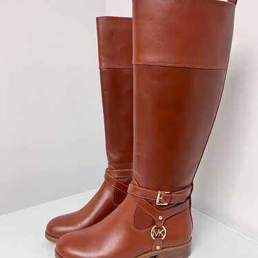 Michael Kors Bryce Leather Riding Boot (Size 5M) - image 1