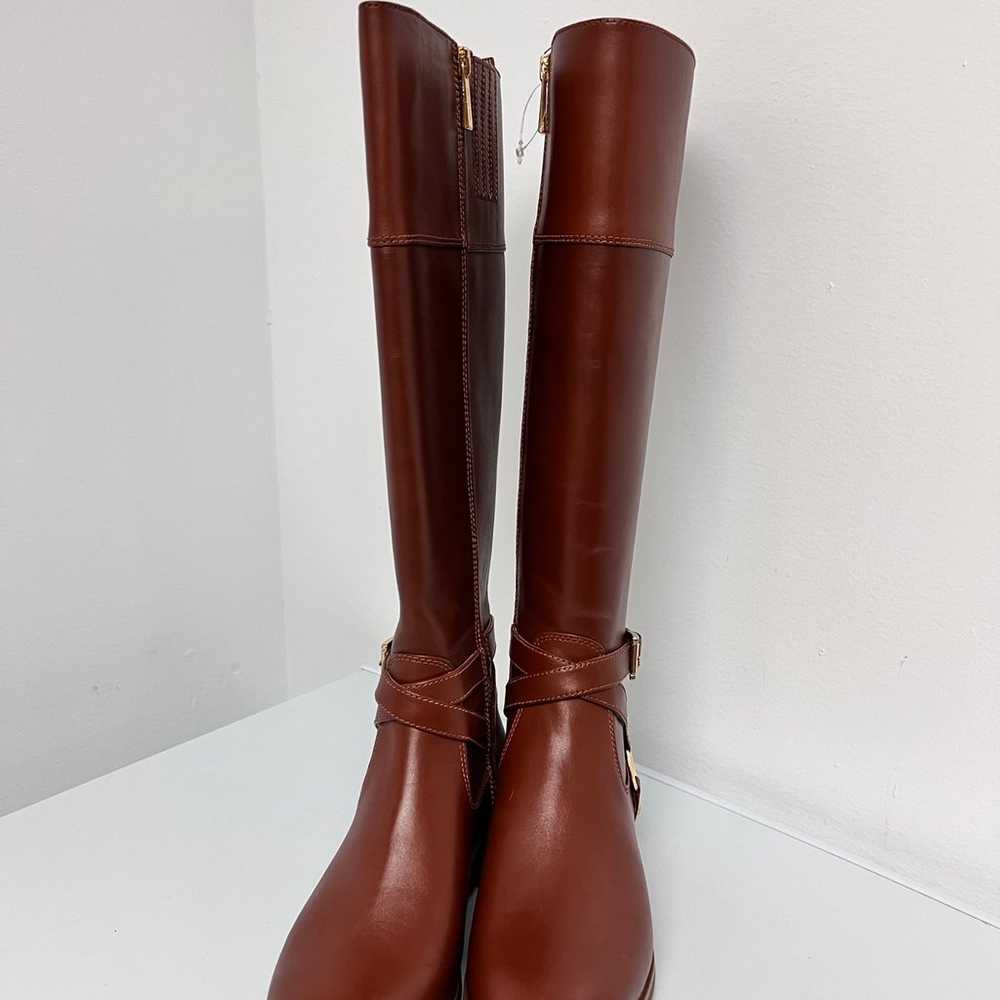 Michael Kors Bryce Leather Riding Boot (Size 5M) - image 2