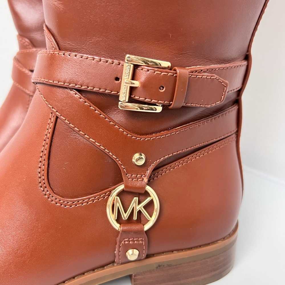 Michael Kors Bryce Leather Riding Boot (Size 5M) - image 3
