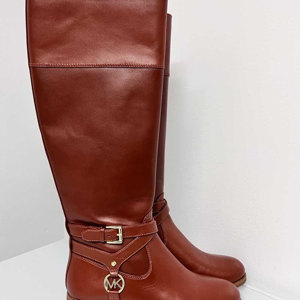 Michael Kors Bryce Leather Riding Boot (Size 5M) - image 5