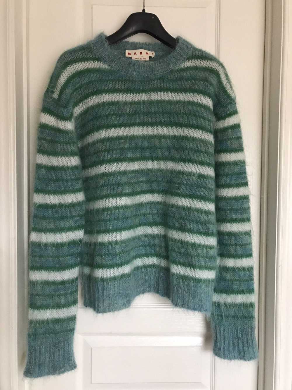 Marni Striped Mohair Sweater - image 1