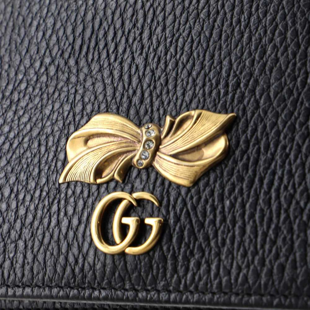 Gucci GG Marmont Chain Wallet Embellished Leather… - image 6