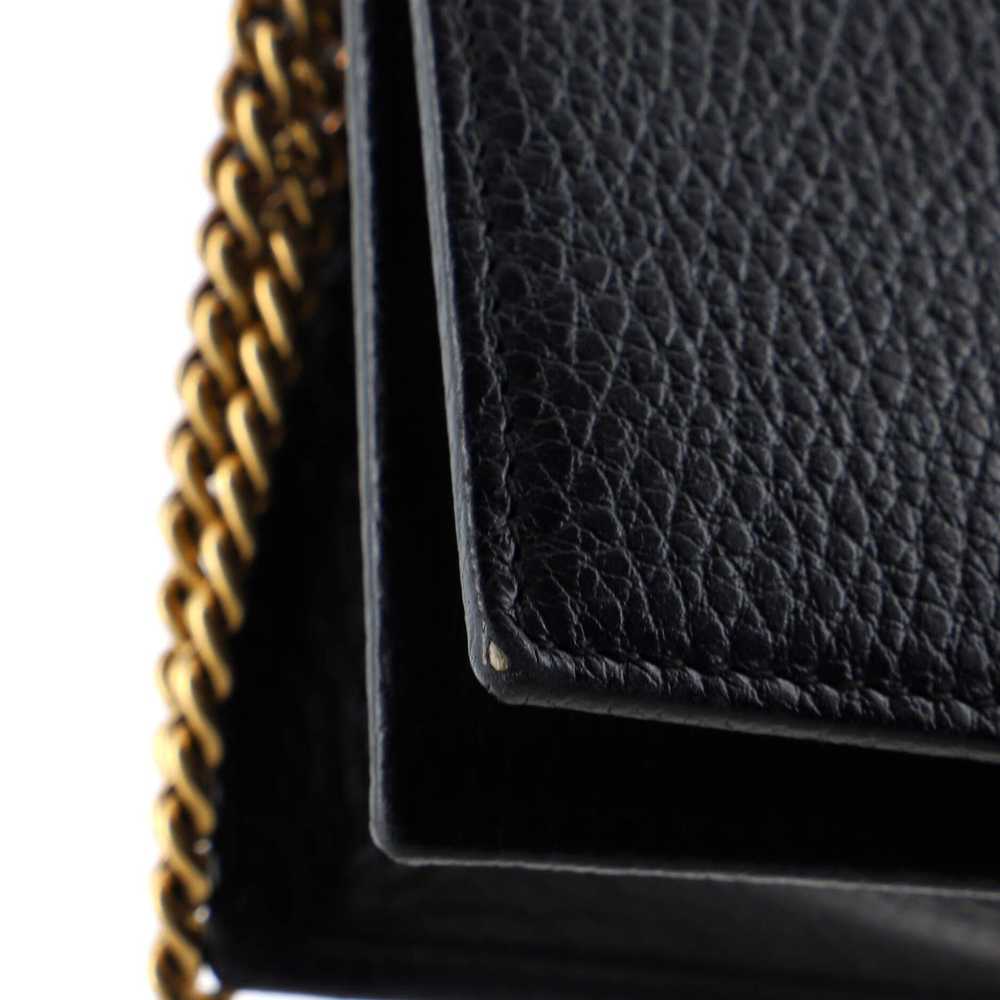 Gucci GG Marmont Chain Wallet Embellished Leather… - image 7