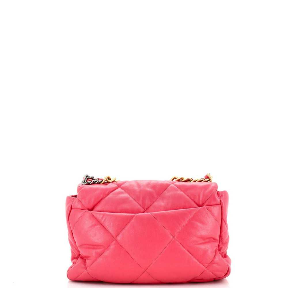 Chanel 19 Flap Bag Quilted Leather Large - image 3