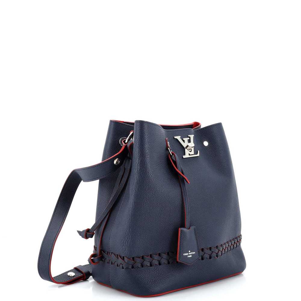 Louis Vuitton Lockme Bucket Bag Braided Leather N… - image 2