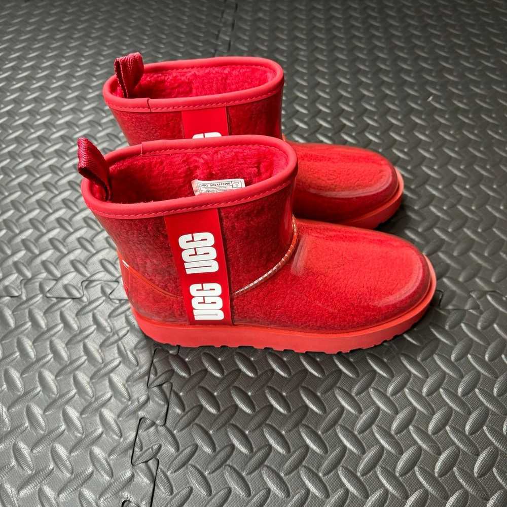 UGG Waterproof Mini Red Boots Size 6 - image 4