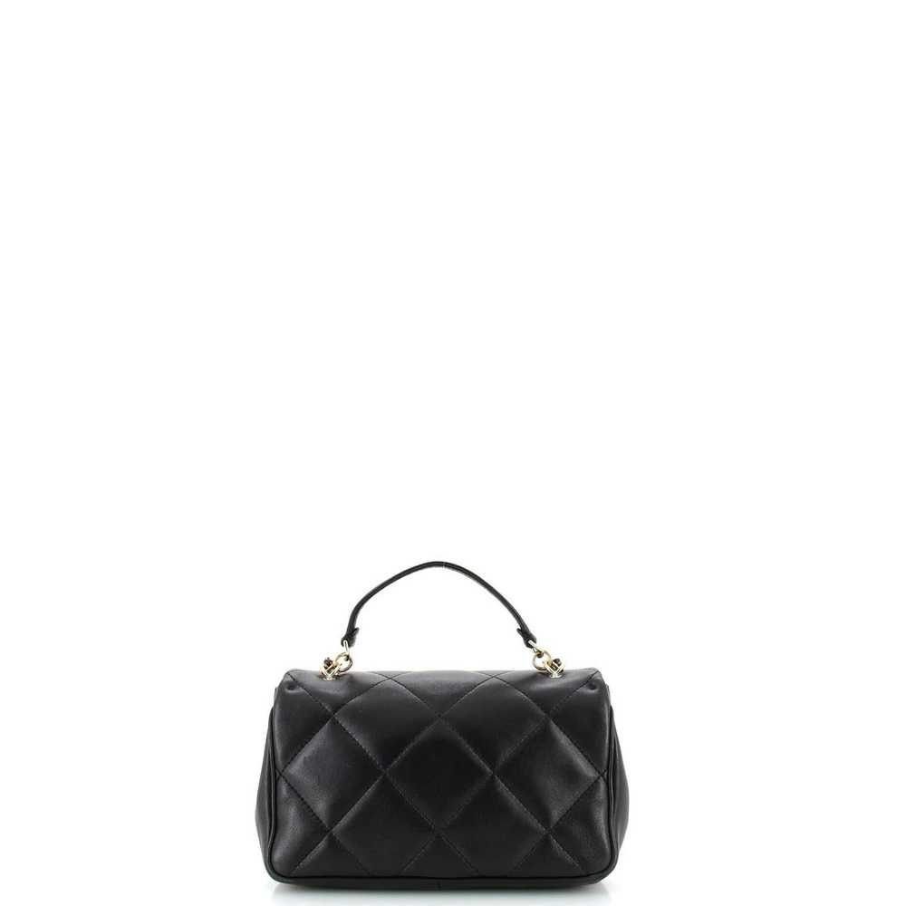 Chanel Easy Carry NM Flap Bag Quilted Lambskin Sm… - image 5