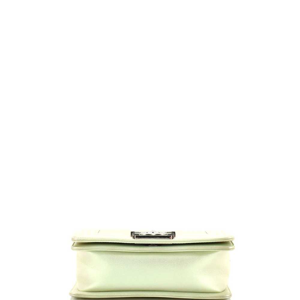 Chanel Boy Flap Bag Iridescent Chevron Lambskin S… - image 5