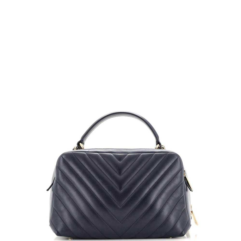 Chanel Trendy CC Bowling Bag Chevron Lambskin Med… - image 3