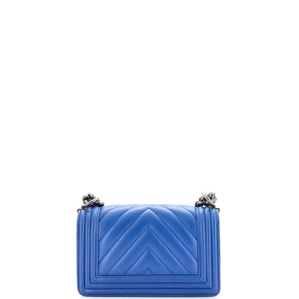 Chanel Boy Flap Bag Chevron Lambskin Small - image 3