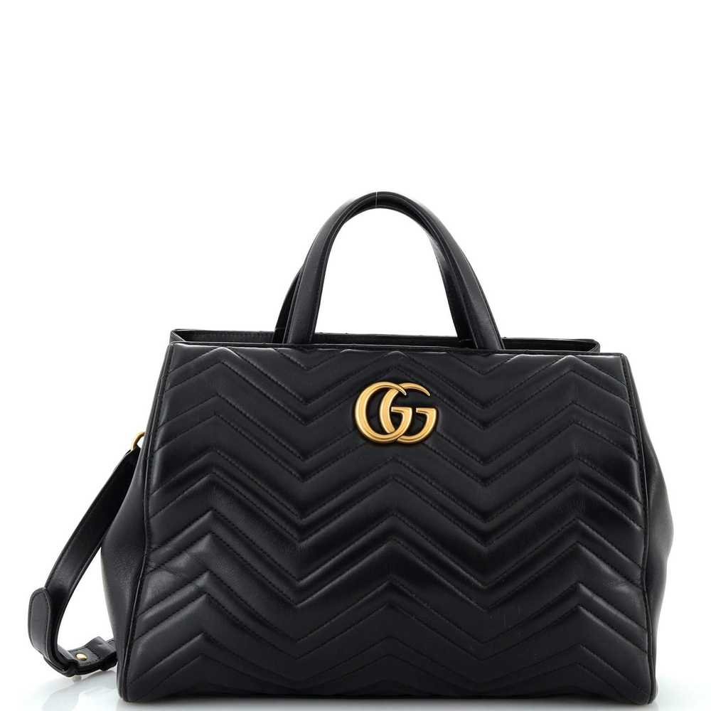 Gucci GG Marmont Tote Matelasse Leather Medium - image 1