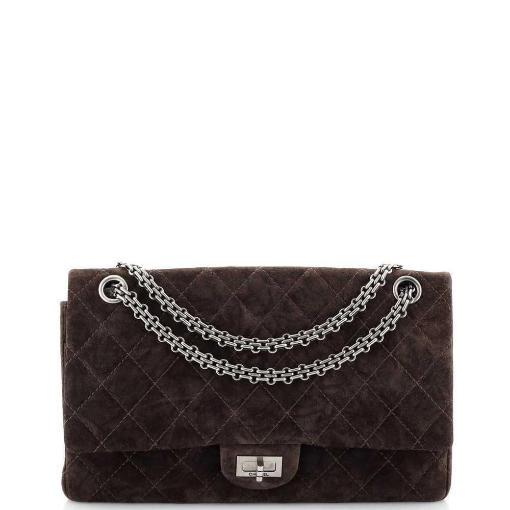 Chanel Reissue 2.55 Flap Bag Quilted Suede 226 - image 1