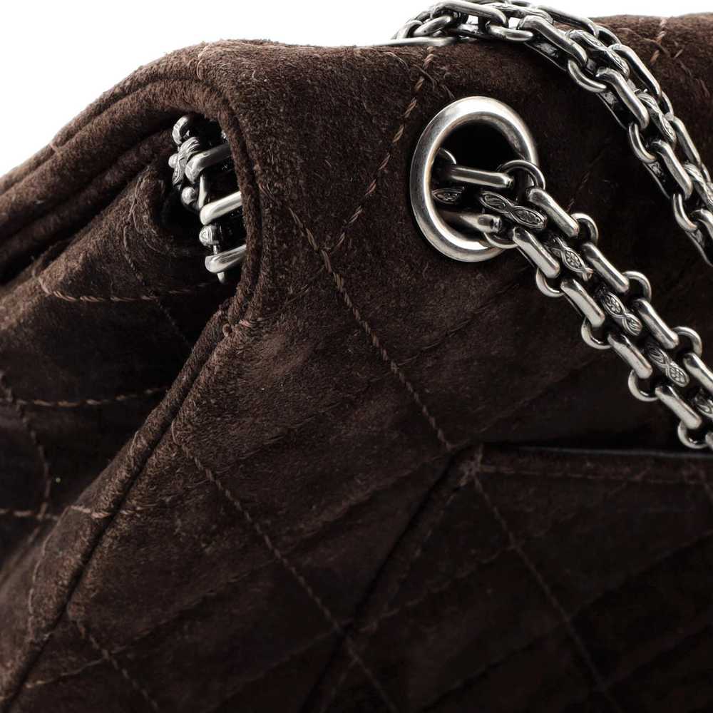Chanel Reissue 2.55 Flap Bag Quilted Suede 226 - image 8