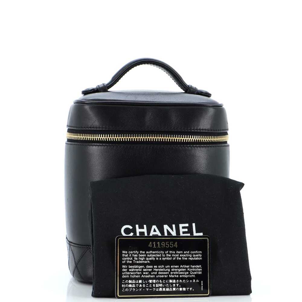 Chanel Vintage Cosmetic Case Lambskin Tall - image 2