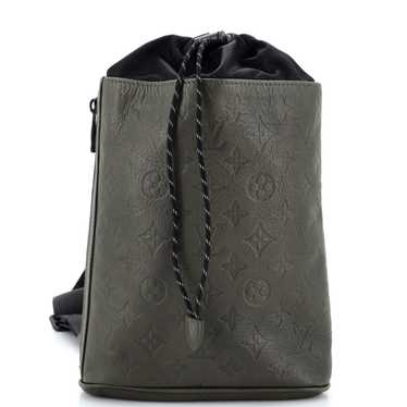 Louis Vuitton Chalk Sling Bag Monogram Shadow Lea… - image 1