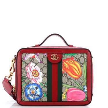 Gucci Ophidia Zip Around Camera Bag Flora GG Coat… - image 1