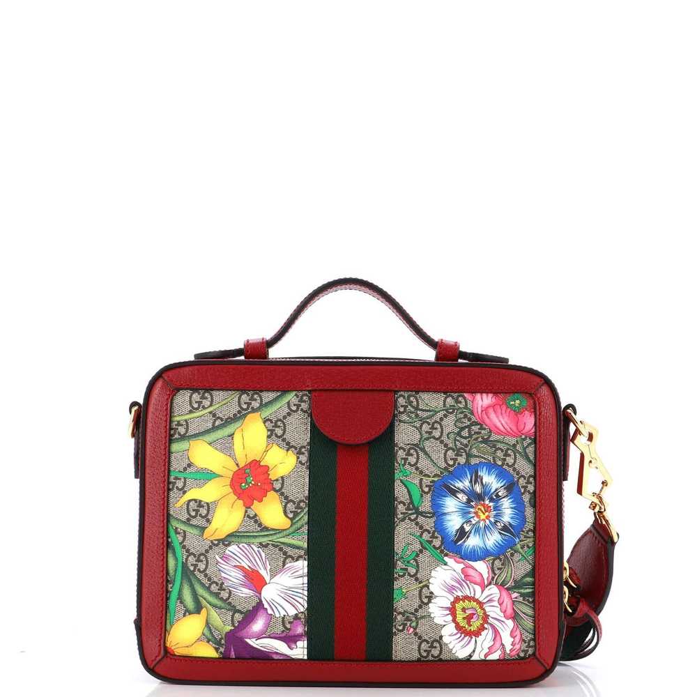 Gucci Ophidia Zip Around Camera Bag Flora GG Coat… - image 3